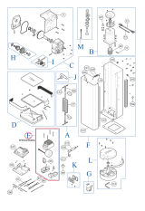 SPEG019A00A  sestava s trefem pro závory M-BAR/L-BAR