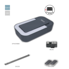 SPIDER32BLBDWKCE sada s WIFI pro sekční vrata do 16,9 m2