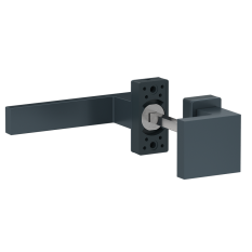 Hliníková sada klika/koule, RAL7016 matná