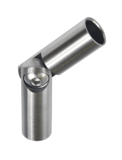 Spoj nastavitelný ø 10 mm (0-100 °) s kloubem, broušená nerez K320 / AISI30