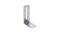 úhelník nastaviteľný 80x55x30mm, 2,0mm, pozink, diery 5mm-10ks, díry 6,5/48,5mm-1ks, 8,5/21,5mm-1ks