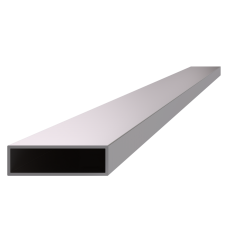 Profil uzavřen 50x15x1.5mm, cena za 1ks (1m), broušená nerez K320 /AISI304