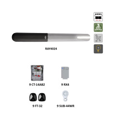RAY42 KIT pro jednokřídlovou bránu do 4m/křídlo