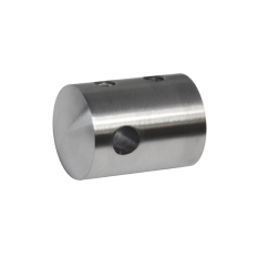 Držák lanka ø5 mm plochý (30x22 mm), se zajištěním, broušená nerez K320 / AISI304