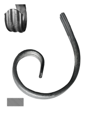 Půlkruh 14 x 6 mm, 100 x 120 mm