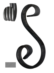 Esko 200 x 85 x 45 mm, hladký profil 12 x 6 mm, široké rozkování