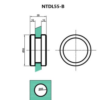 NTDL55-B - Rukojeť