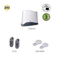 900KTUS6324KS TURBO S KIT pre posuvné brány do 600kg, 24V