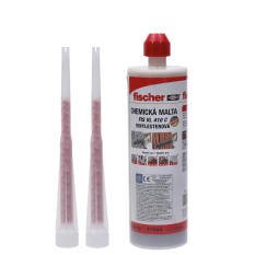 Chemická injektážní malta FIS VL 410 C - výrobce Fischer - je hybridní vinylesterová pryskyřice bez styrenu s příměsí cementu