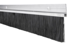 Těsnicí lišta s kartáčem 11 x 1000 mm, délka vlasu 14 mm