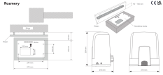 LiftMaster sada pro posuvnou bránu do 1000kg