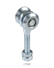 Vozík pro závěsný systém, 2 kolečka, do 30kg, uzavřená ložiska, pro profil C920P