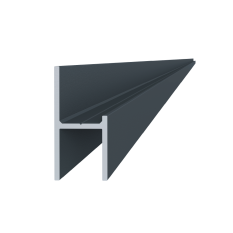 UT profil 20.5x44mm, prášková struktura RAL7016