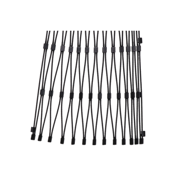 Lanová sieť, 0,8 x 5 m, oko 60 x 104 mm, ø 2 mm, AISI 304