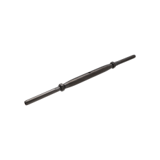 Lepící úchyt, šponovák pro nerezové lanko ø4mm, černá PVD