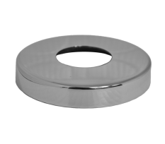 Kryt příruby (ø 105 / 18mm), otvor ø 43mm, leštěná nerez / AISI304