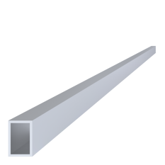 Hliníkový jekl 30x20x2 mm, délka 6000 mm, materiál EN AW-6060 T66, přírodní hliník bez povrchové úpravy, cena za KUS