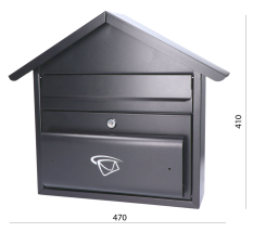 Poštovní schránka H 480 x L 410 x W 110 mm