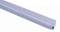 Plastové těsnění magnetické, na sklo 6mm, mezi dvoje skleněné dveře, 90°, 2200mm, 2ks