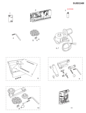 Odblokovací kľúč Liftmaster SUB324M