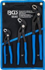 3 dílná sada nastavitelných sada kleští, 175mm, 240mm a 300mm aretovatelné