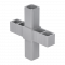 Plastová spojka - kríž vhodný do profilu veľkosti 20x20x1.5 mm