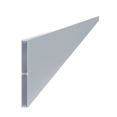 Profil na výplň 160x16x6000 mm, materiál EN AW-6060 T66, přírodní hliník bez povrchové úpravy, cena za KUS