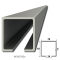 C profil 70 x 70 x 4 x 1000 mm, pozinkovaný - Délka: 4m