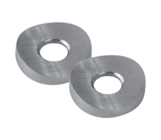 Podložka na trubku ø42x6 mm, (ø18x2 mm, díra ø6,5 mm), broušená nerez K320 / AISI304