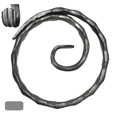 Kruh ø100 mm, 12 x 6 mm, zdobený