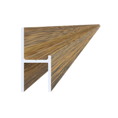 UT profil 20.5x44mm, L-6000mm, práškový lak, struktura OŘECH