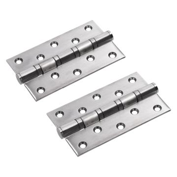Nerezové panty 2ks, 125x75x3 mm, max. nosnost: 90 kg, broušená nerez K320 / AISI304