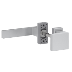 Hliníková sada klika/koule, stříbrná barva