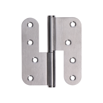 Nerezové panty 2 ks (pravé), 100x88x2,5 mm, max. nosnost: 80 kg (2 panty), broušená nerez K320 / AISI304