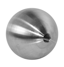 Koule plná se závitem M8 / ø 40mm, broušená nerez K320 / AISI304