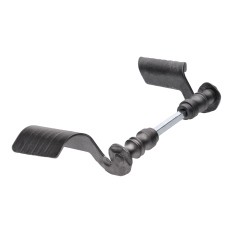 Klika 75 x 140 x 4 mm, ø19 mm, bez povrchové úpravy, pár