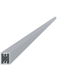 Profil na výplň 20x16x6000 mm, materiál EN AW-6060 T66, přírodní hliník bez povrchové úpravy, cena za KUS