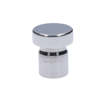 Ukončení - zátka na trubku ø 12x1.5mm, plný materiál, leštěná nerez /AISI304