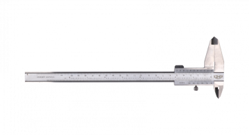 Posuvné meradlo s hĺbkomerem KINEX 200 mm, 0,02 mm, aretácia skrutkou, paralelné vedenie, monoblok, TOP QUALITY, DIN 862