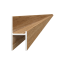 UT profil 20.5x44mm, L-6000mm, práškový lak, struktura BUK