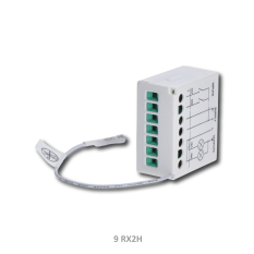 Miniaturizovaná řídící jednotka, pro dálkové ovládání: rolet, osvětlení, rozměr 42 x 21 x 36 mm