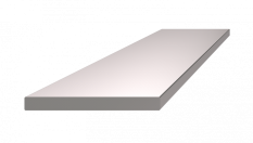 Nerezová tyč plochá 50x5 mm, cena za 1 ks (3 m), broušená nerez K320 / AISI304