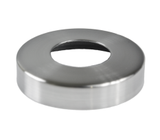 Kryt příruby (ø 105 / 22 mm) na trubku ø 48,3 mm, broušená nerez K320 / AISI304