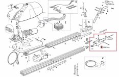 PRSP02A kit - koncový díl dráhy pro SPIDO/ SPIDER