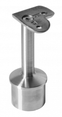 Držák madla pevný na trubku ø 42,4 mm (78x64 mm, 90° úhel), nerez broušená K320 / AISI304