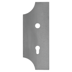 Štítek s otvory H 275 x L 107,rozteč děr 90mm,hr.3mm