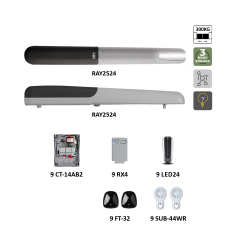 RAYKIT pro dvoukřídlovou bránu do 2,5m/křídlo