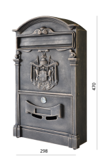 Poštovní schránka H 470 x L 298 mm