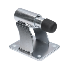 Koncový doraz pro posuvnou bránu, s tlumicí pružinou, pozinkovaný