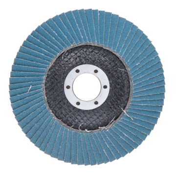 Brusný kotouč lamelový na ocel a nerez, 125x22,2 zrno 100